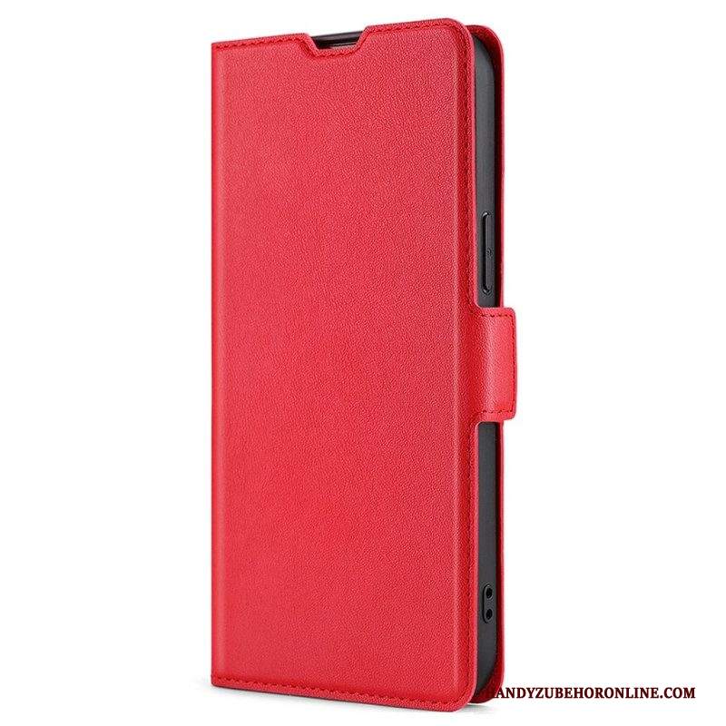 Folio Cover Samsung Galaxy M13 Finta Pelle Ultra Fine