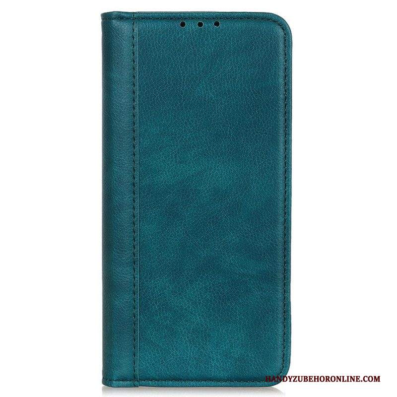 Folio Cover Samsung Galaxy M23 5G Custodia in pelle Cuoio Spaccato