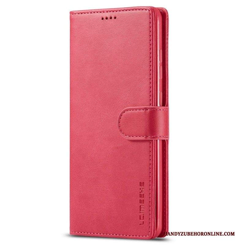 Folio Cover Samsung Galaxy M52 5G Lc.imeeke Effetto Pelle
