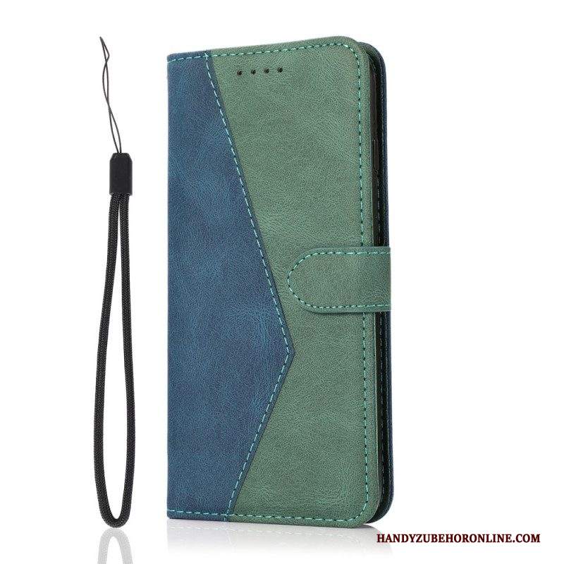 Folio Cover Samsung Galaxy S20 Plus / S20 Plus 5G Ecopelle Triangolare Bicolore