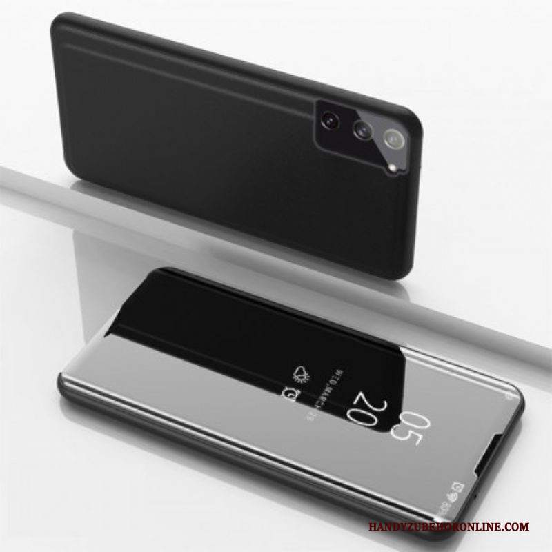 Folio Cover Samsung Galaxy S21 5G Custodia in pelle Specchio
