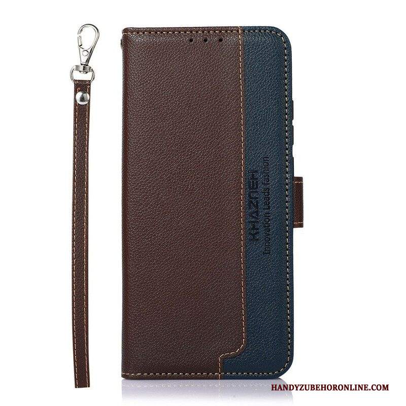 Folio Cover Samsung Galaxy S21 FE Lychee Style Rfid Khazneh