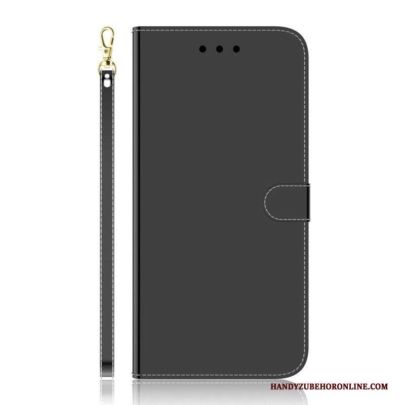 Folio Cover Samsung Galaxy S22 Plus 5G Copri Specchietto In Ecopelle