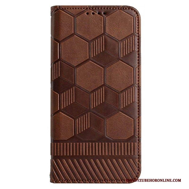 Folio Cover Samsung Galaxy S23 Ultra 5G Stile Da Calcio Strappy