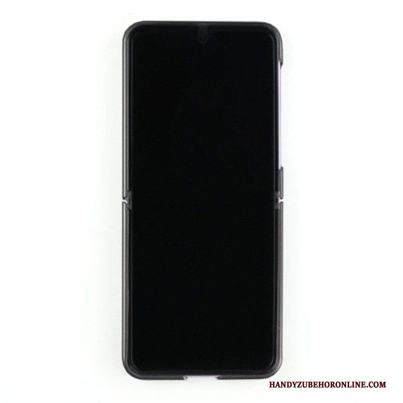 Folio Cover Samsung Galaxy Z Flip 3 5G Custodia in pelle Disegno Della Valigia
