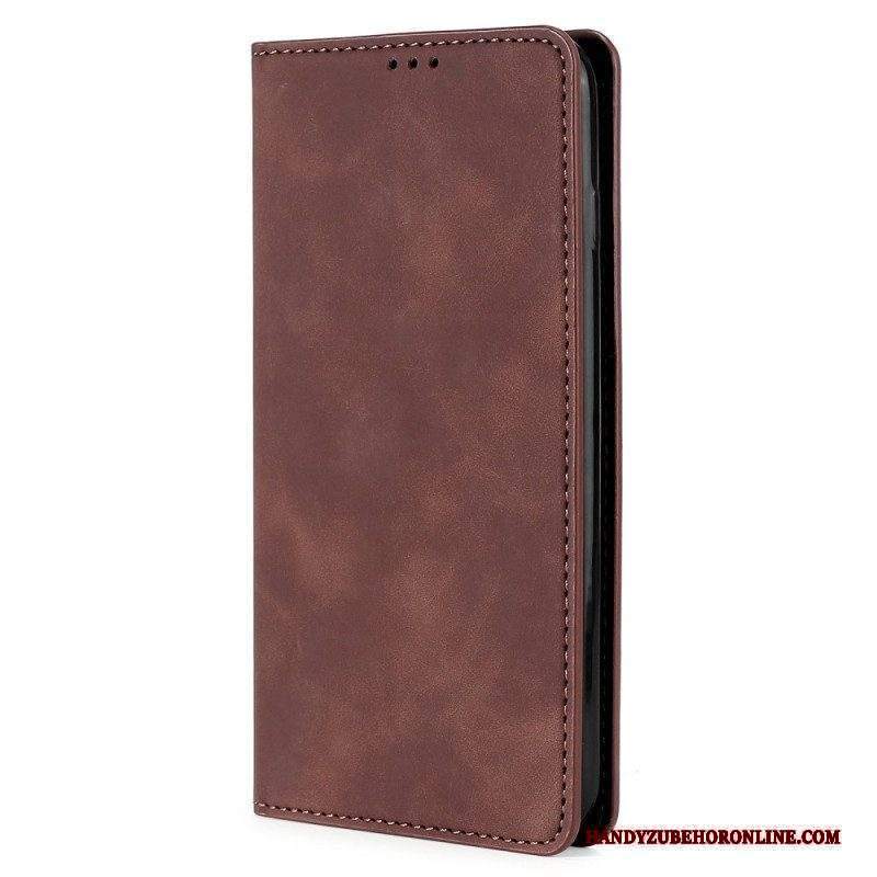 Folio Cover Sony Xperia 10 IV Custodia in pelle Stile Classico