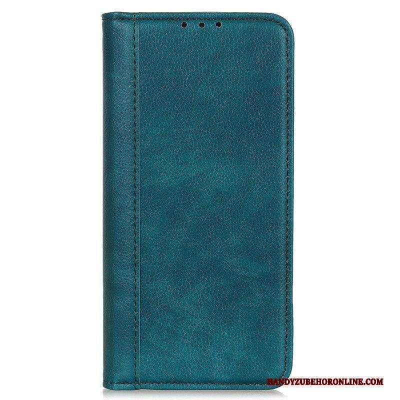 Folio Cover Sony Xperia 5 IV Custodia in pelle Cuoio Spaccato