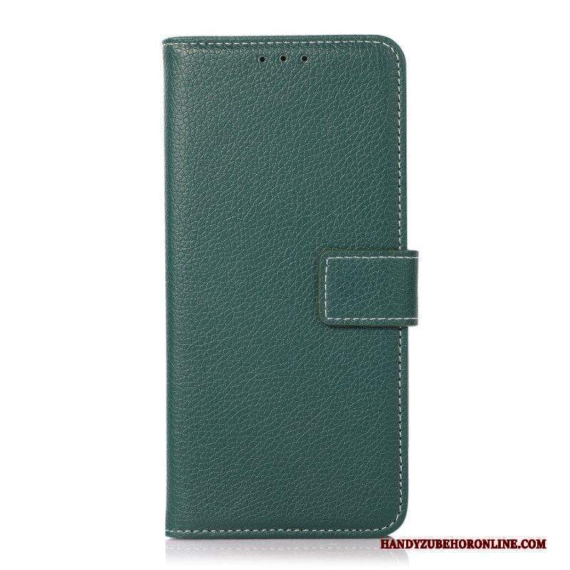 Folio Cover Sony Xperia Pro-I Cuciture A Vista Lychee