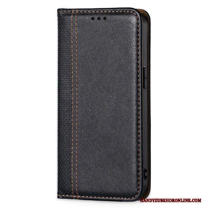 Folio Cover Xiaomi 12 Pro Custodia in pelle Effetto Pelle Vintage