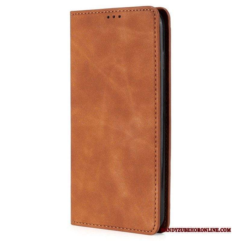 Folio Cover Xiaomi 12 Pro Custodia in pelle Sensazione Sulla Pelle