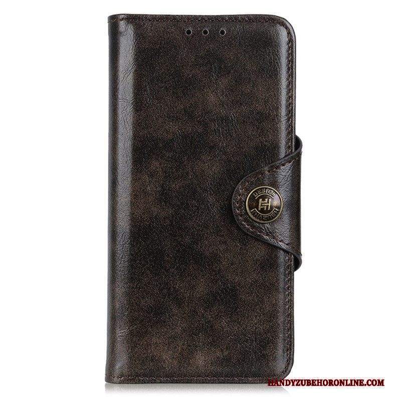 Folio Cover Xiaomi 13 Lite Finta Pelle Verniciata Khazneh