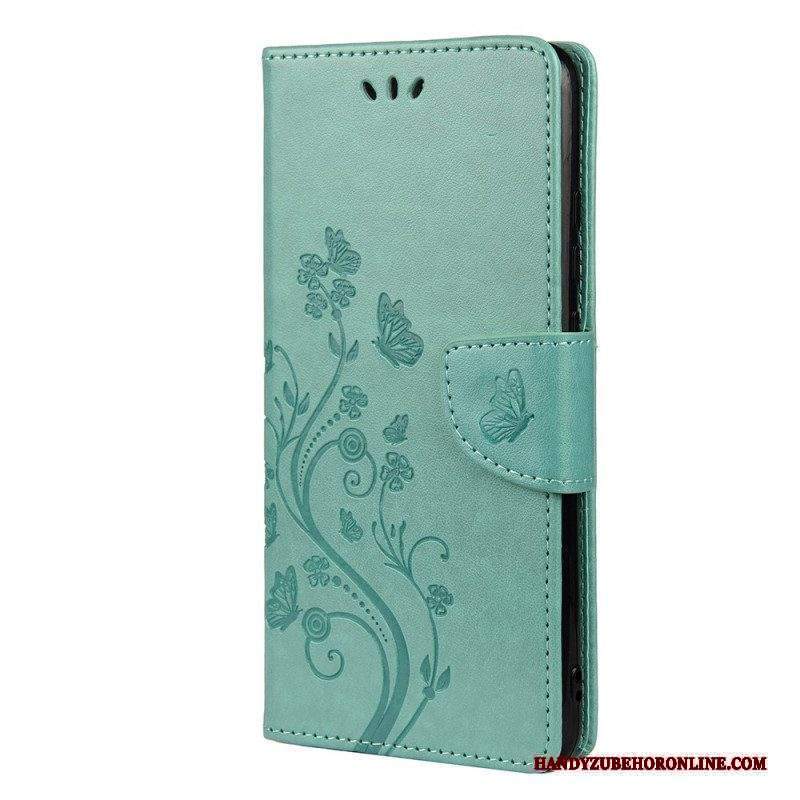 Folio Cover Xiaomi Redmi Note 11 Pro Plus 5G Farfalle E Fiori