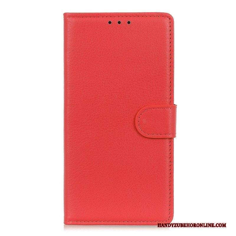 Folio Cover Xiaomi Redmi Note 11 Pro Plus 5G Pelle Litchi Tradizionale