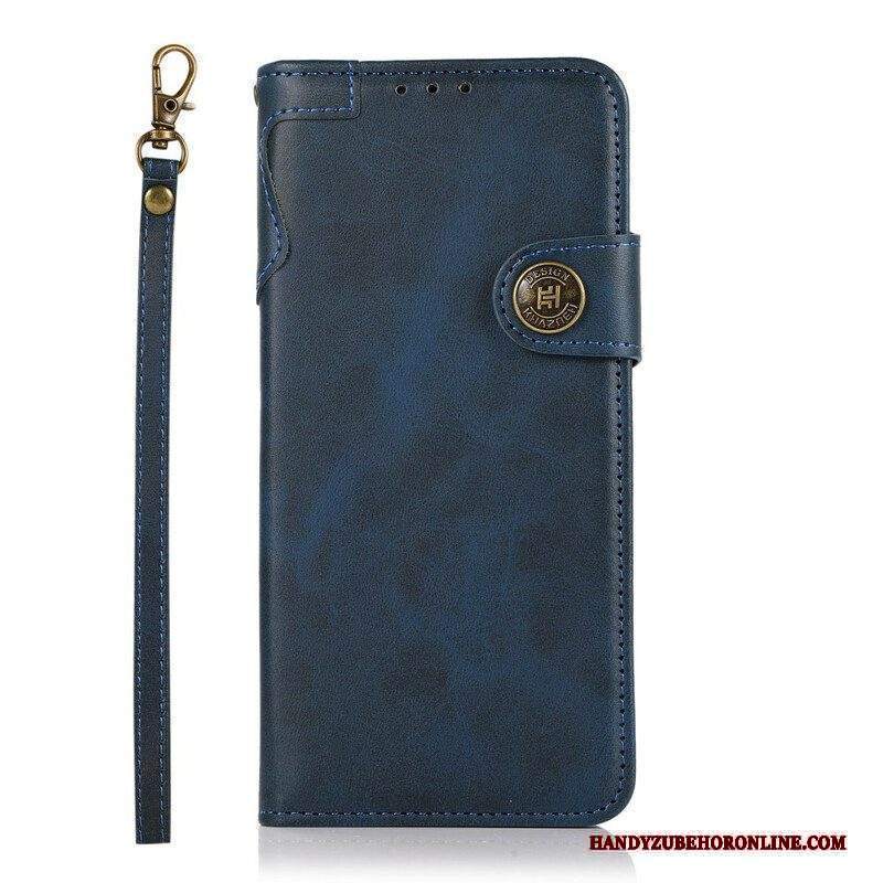 Folio Cover iPhone 13 Mini Bottone Magnetico Khazneh