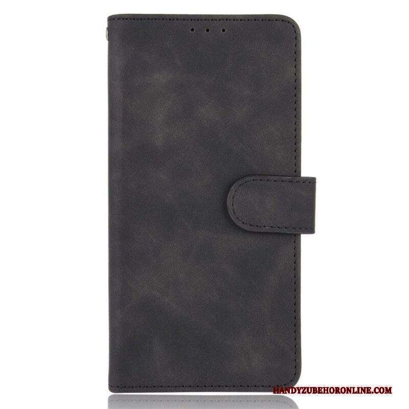 Folio Cover iPhone 13 Mini Tocco Di Pelle