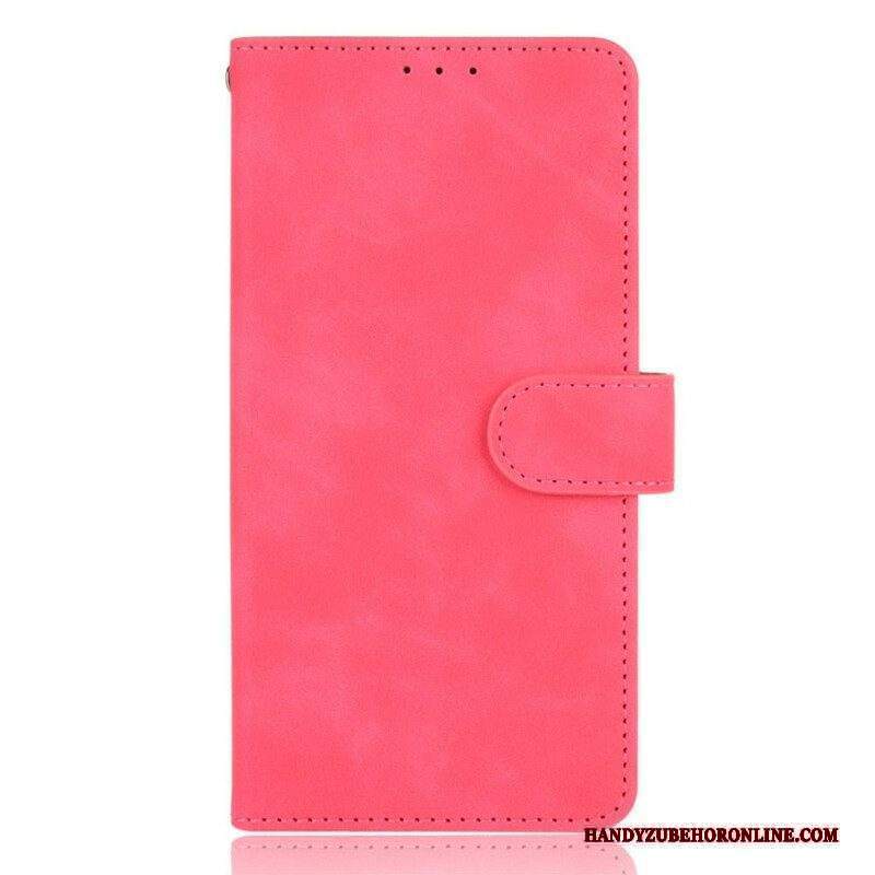 Folio Cover iPhone 13 Mini Tocco Di Pelle