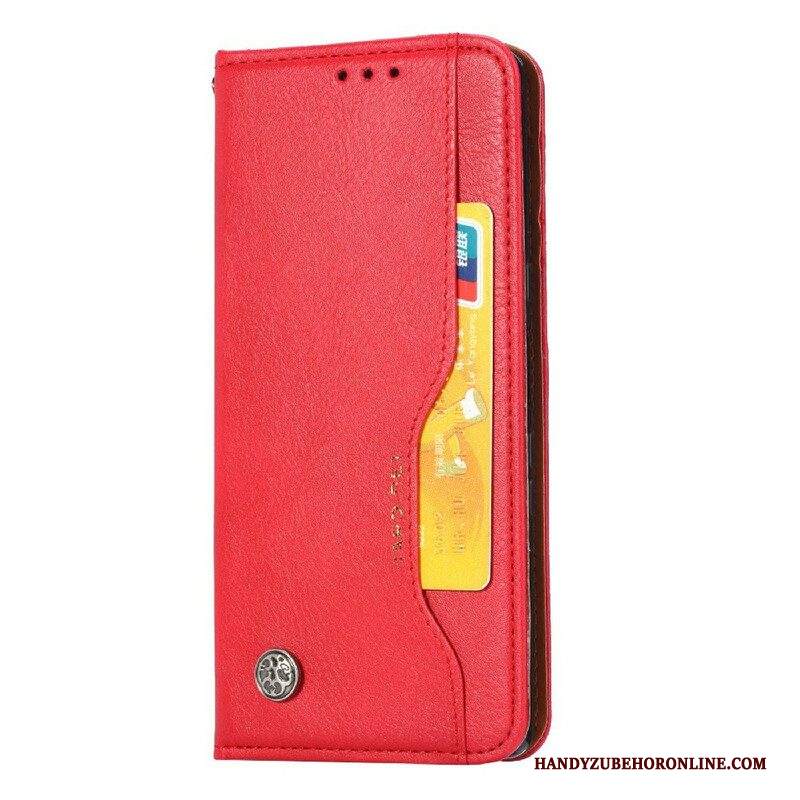 Folio Cover iPhone 13 Pro Custodia in pelle Portacarte In Ecopelle