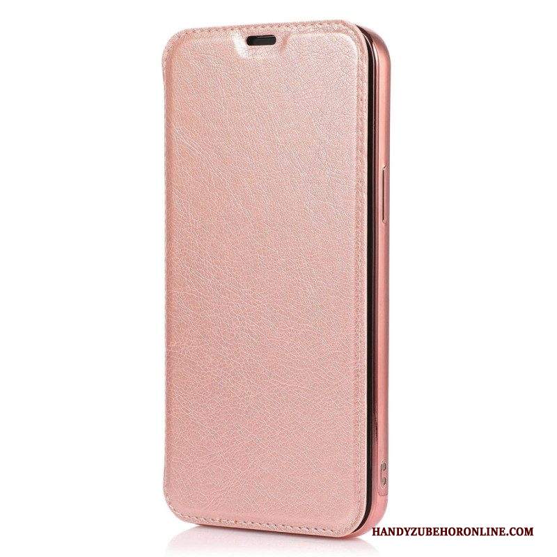 Folio Cover iPhone 14 Custodia in pelle Portacarte In Ecopelle