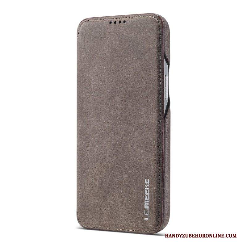 Folio Cover iPhone 15 Plus Custodia in pelle Similpelle Lc.imeeke