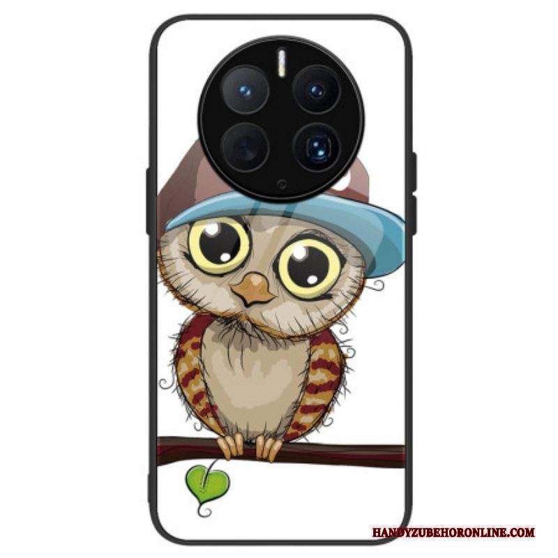 Cover Huawei Mate 50 Pro Vetro Temperato Del Gufo Cattivo
