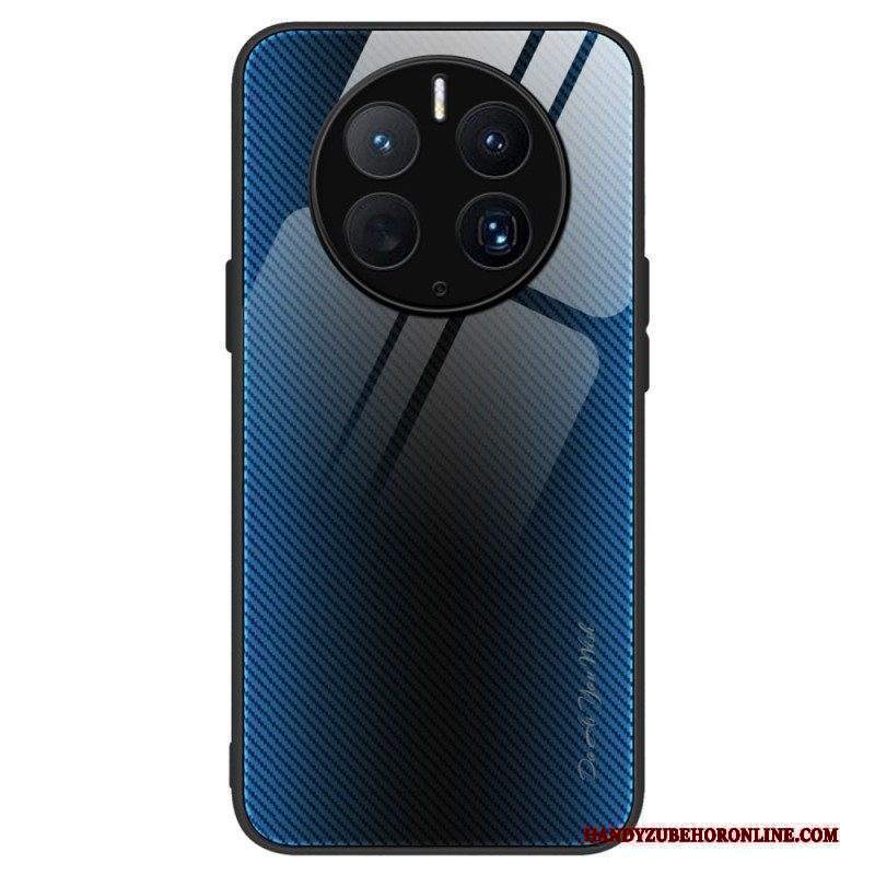 Cover Huawei Mate 50 Pro Vetro Temperato In Fibra Di Carbonio