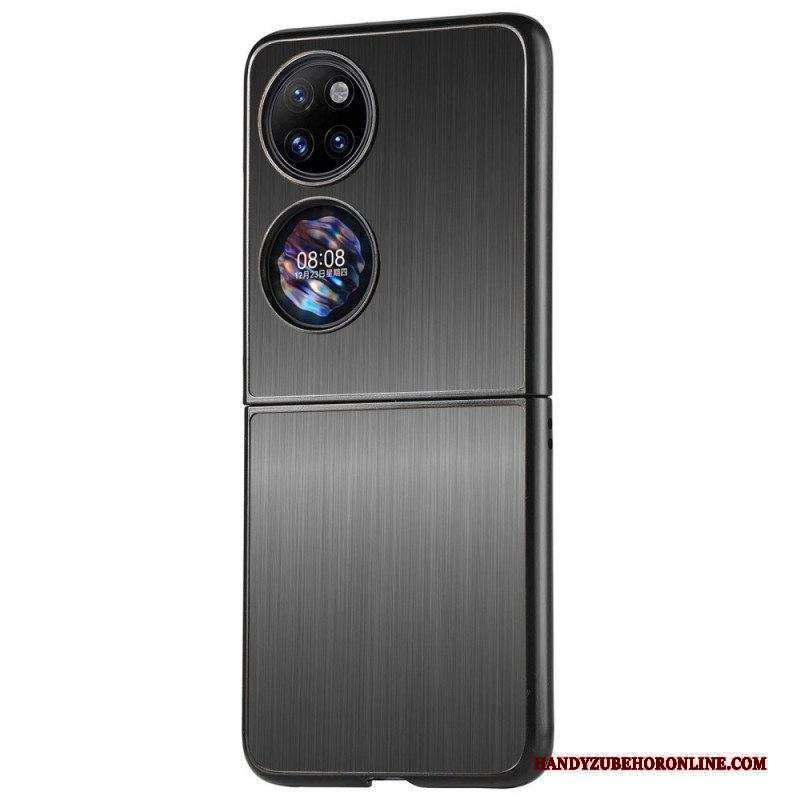 Cover Huawei P50 Pocket Effetto Metallo Spazzolato