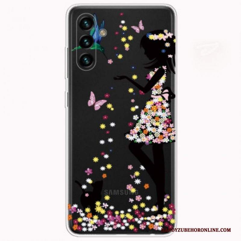 Cover Samsung Galaxy A13 5G / A04s Bella Testa Di Fiore