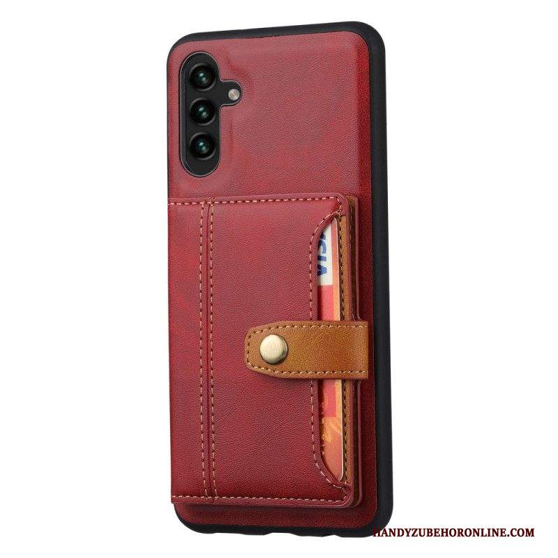 Cover Samsung Galaxy A13 5G / A04s Cinghia Di Supporto Per Porta Carte