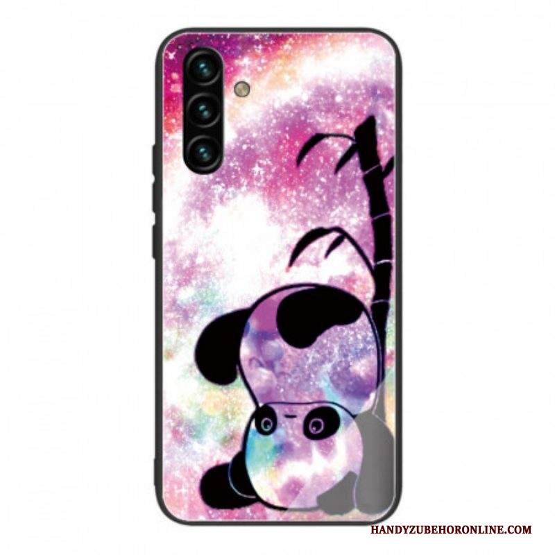 Cover Samsung Galaxy A13 5G / A04s Panda In Vetro Temperato
