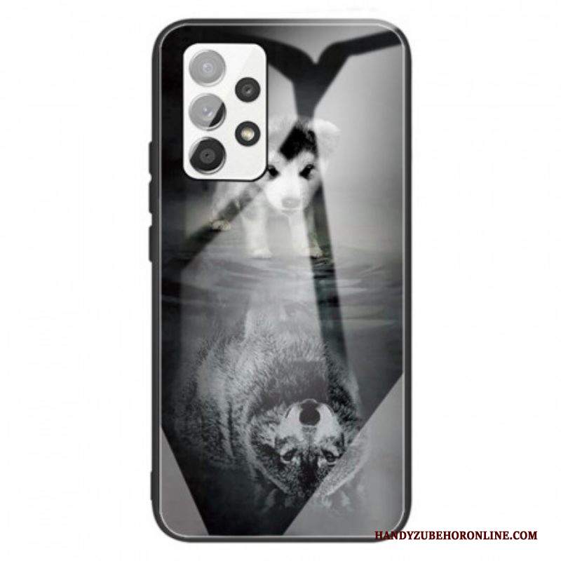 Cover Samsung Galaxy A13 Cucciolo Di Sogno In Vetro Temperato