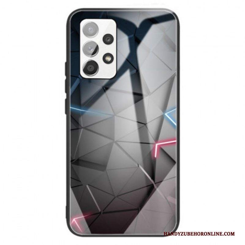 Cover Samsung Galaxy A13 Geometria In Vetro Temperato