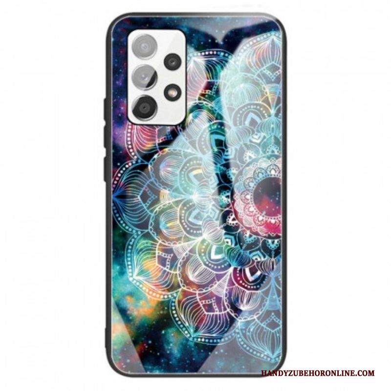Cover Samsung Galaxy A13 Mandala In Vetro Temperato