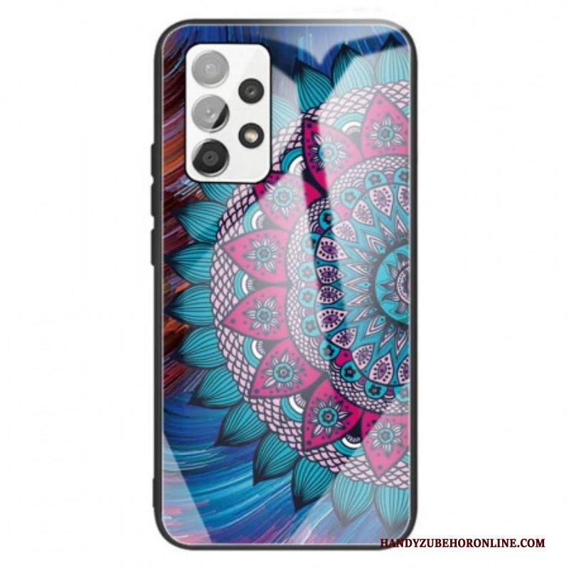 Cover Samsung Galaxy A13 Mandala In Vetro Temperato