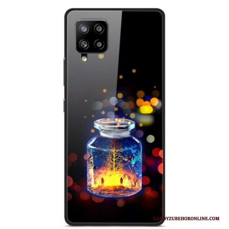 Cover Samsung Galaxy A42 5G Bottiglia Dei Desideri In Vetro Temperato