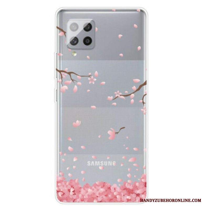 Cover Samsung Galaxy A42 5G Rami Fioriti