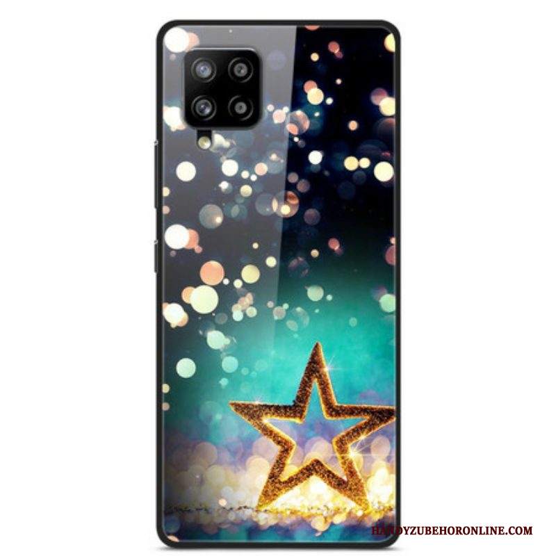 Cover Samsung Galaxy A42 5G Stella In Vetro Temperato