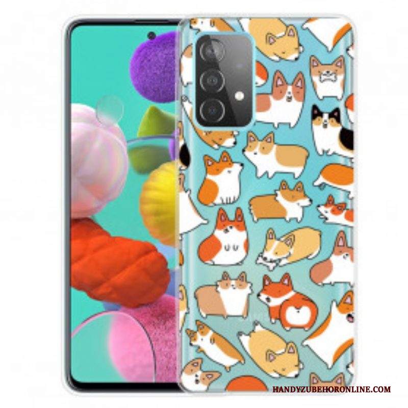 Cover Samsung Galaxy A52 4G / A52 5G / A52s 5G Cani Multipli Senza Soluzione Di Continuità
