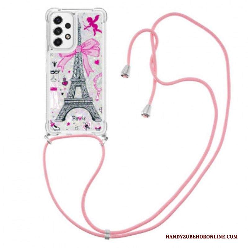 Cover Samsung Galaxy A53 5G Al Cordone Della Torre Eiffel