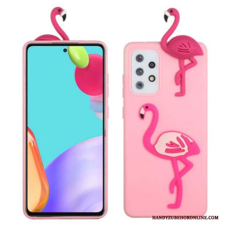 Cover Samsung Galaxy A53 5G Fenicottero 3d
