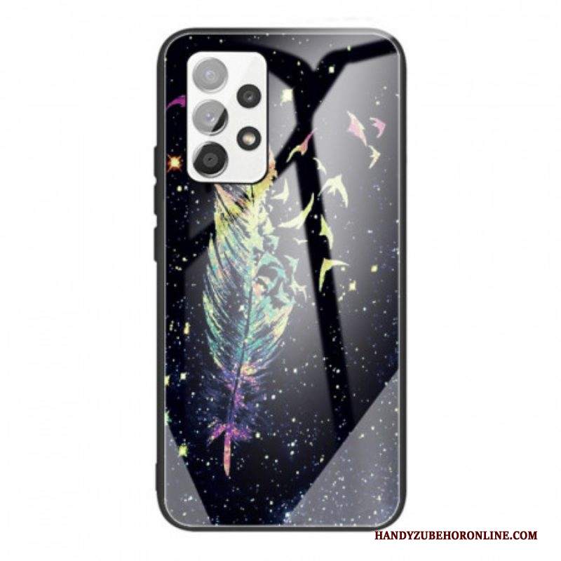 Cover Samsung Galaxy A53 5G Vetro Temperato Piuma