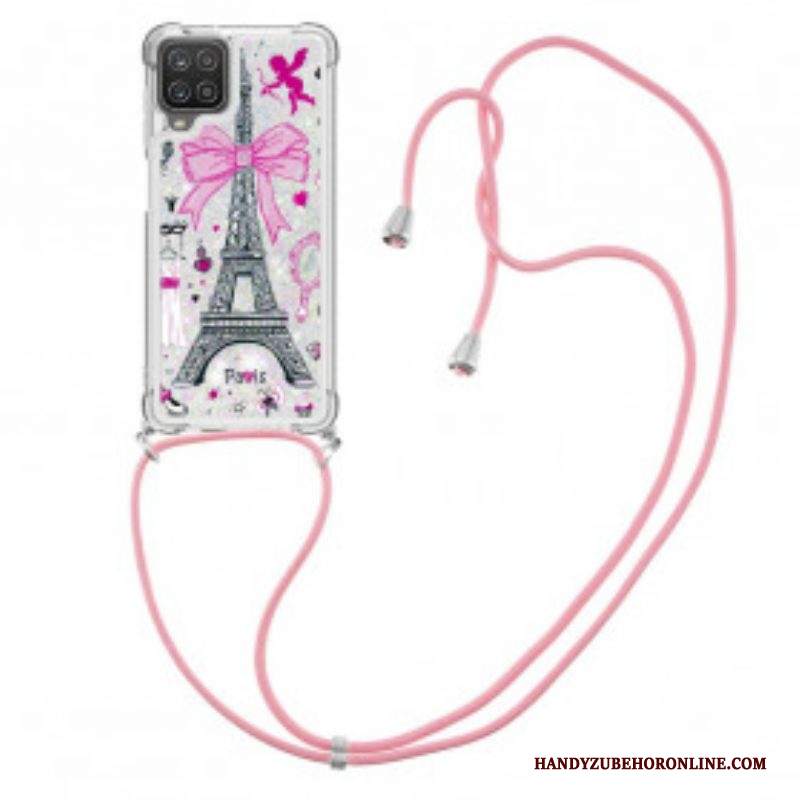 Cover Samsung Galaxy M12 / A12 Al Cordone Della Torre Eiffel