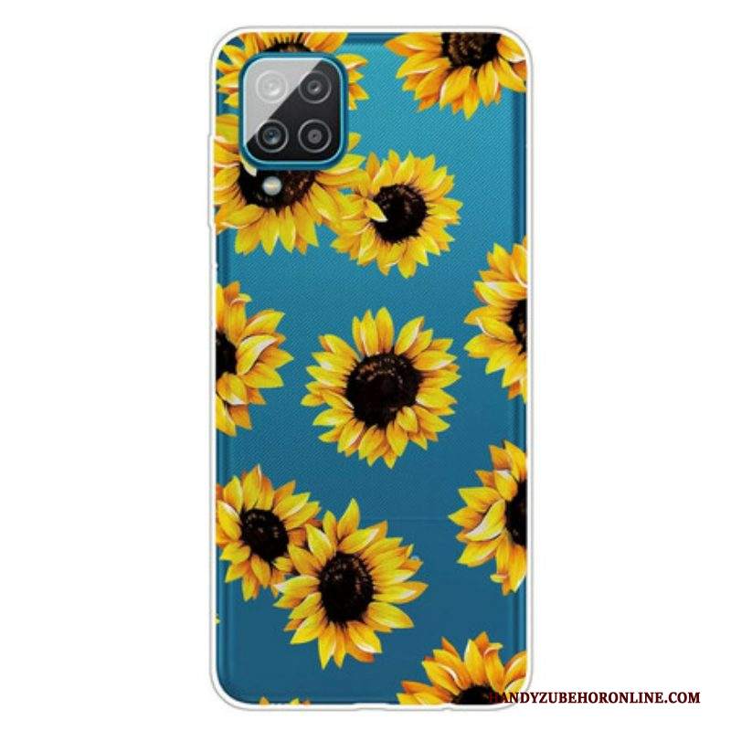 Cover Samsung Galaxy M12 / A12 Girasoli