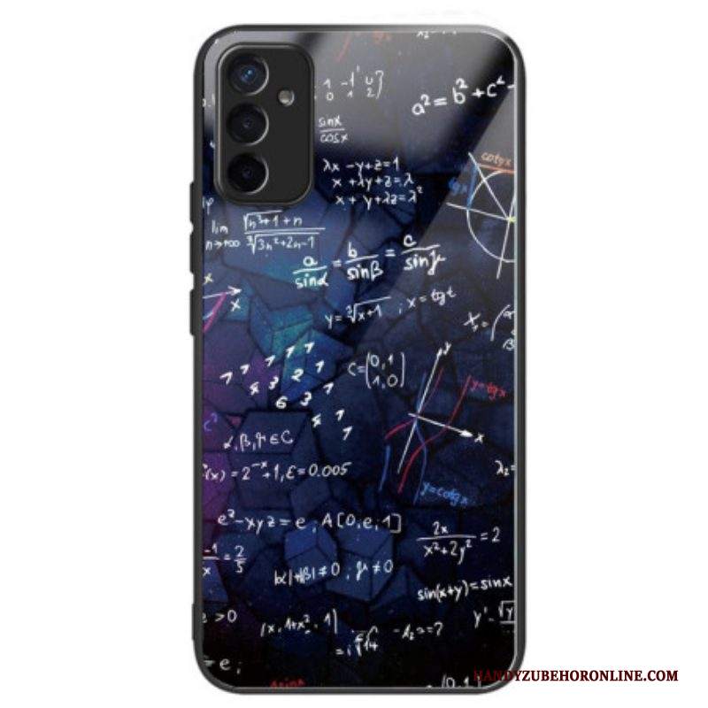 Cover Samsung Galaxy M13 Calcoli In Vetro Temperato