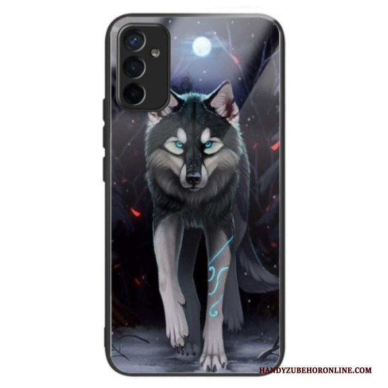 Cover Samsung Galaxy M13 Lupo In Vetro Temperato