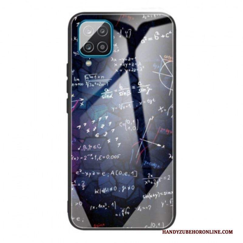 Cover Samsung Galaxy M32 Calcoli Matematici In Vetro Temperato