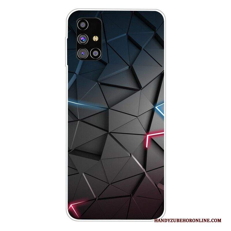 Cover Samsung Galaxy M51 Geometria Flessibile