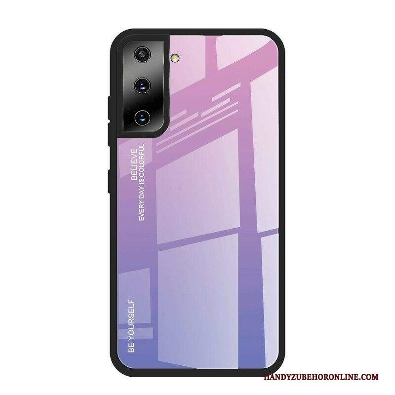 Cover Samsung Galaxy S21 5G Vetro Temperato Sii Te Stesso