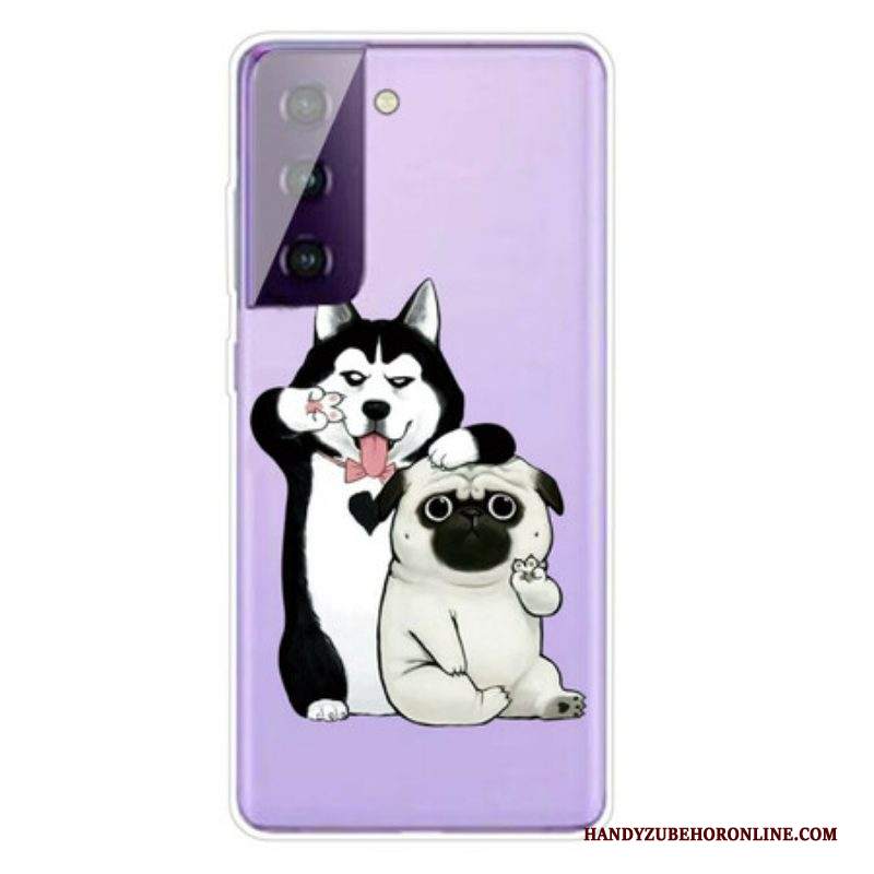 Cover Samsung Galaxy S21 FE Cani Divertenti