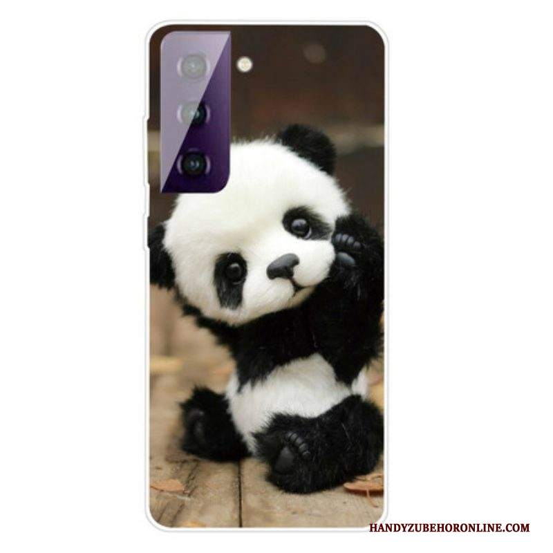 Cover Samsung Galaxy S21 FE Panda Flessibile
