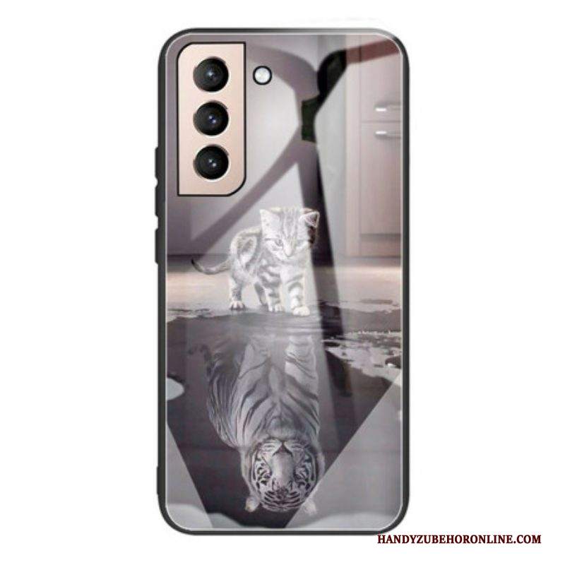 Cover Samsung Galaxy S21 FE Vetro Temperato Ernest La Tigre